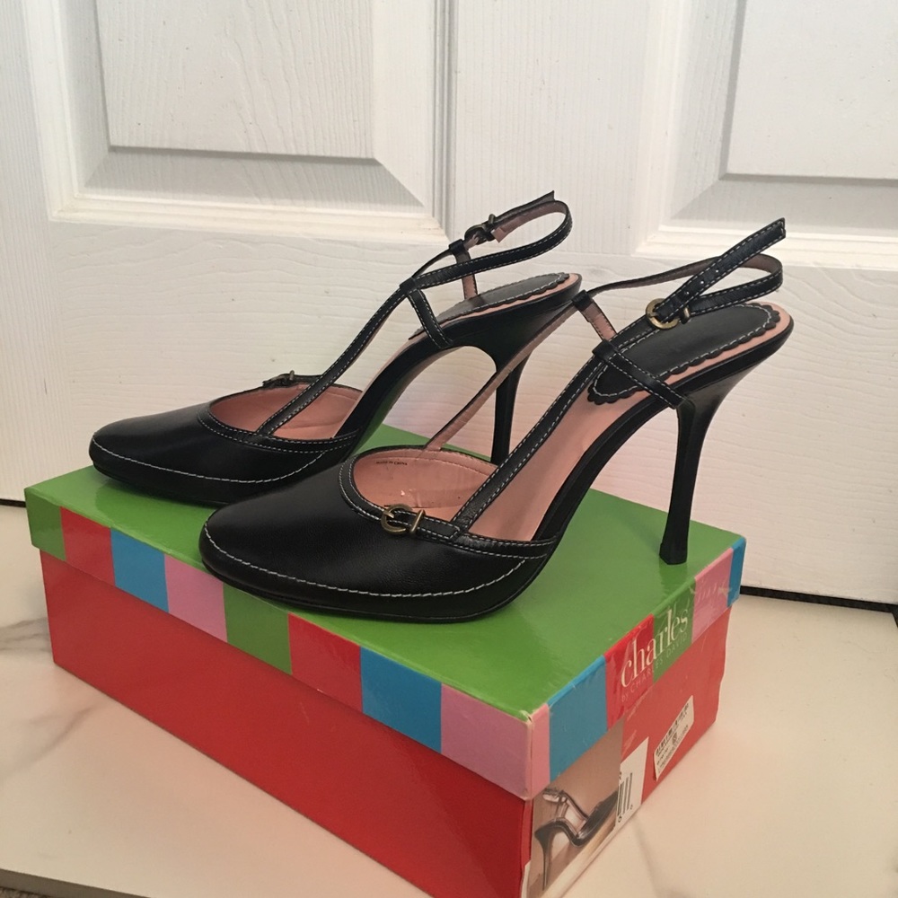 Charles David Slingback Pumps